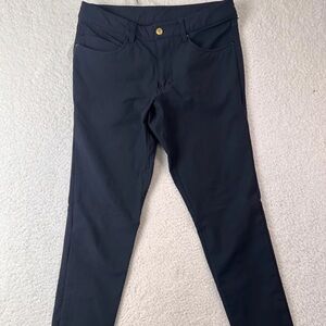 Lululemon Pants Mens 31x32 Black Trouser ABC Commission Slim Fit Warpstreme